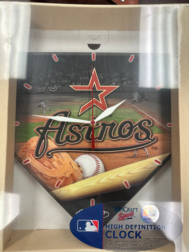 Vintage Astros Wincraft Wall Clock