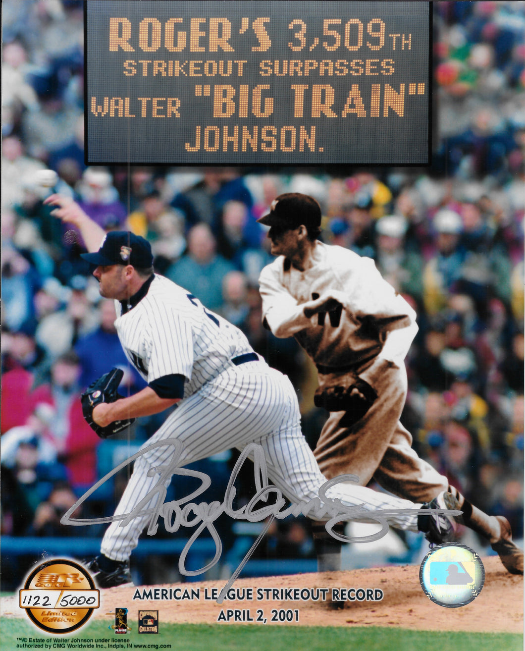Roger Clemens American League Strikeout Record 3509 Limited Edition – Roger Clemens Foundation