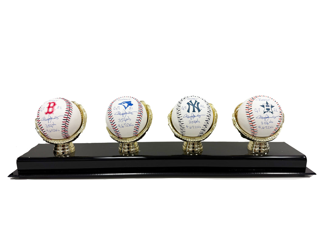 【MLB】Roger Clemens SALVINO社 Roger Clemens Career 4-Team Baseball Collection – Autographed