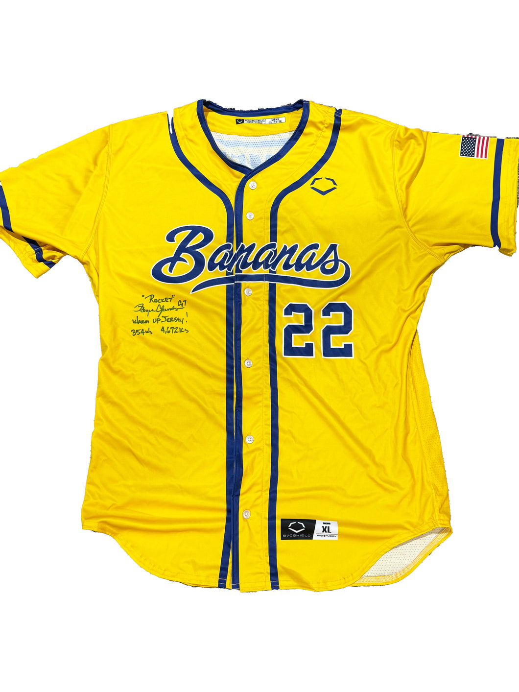Savannah Bananas Roger Clemens Warm Up Jersey – Roger Clemens