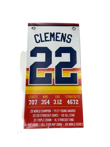 Roger Clemens Astro Banner