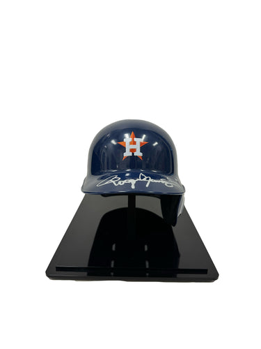 Signed Astros Mini Helmet with Case