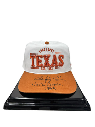 Signed University of Texas Hat with Case