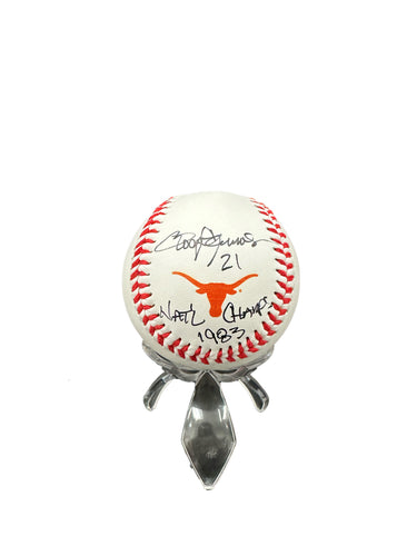 Signed Roger Clemens Texas Baseball