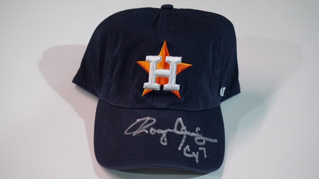 Astros Navy Baseball Cap withWhite H on Orange/Gold Star, CY7 – Roger  Clemens Foundation
