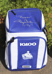 Roger Clemens Autographed Igloo Backpack